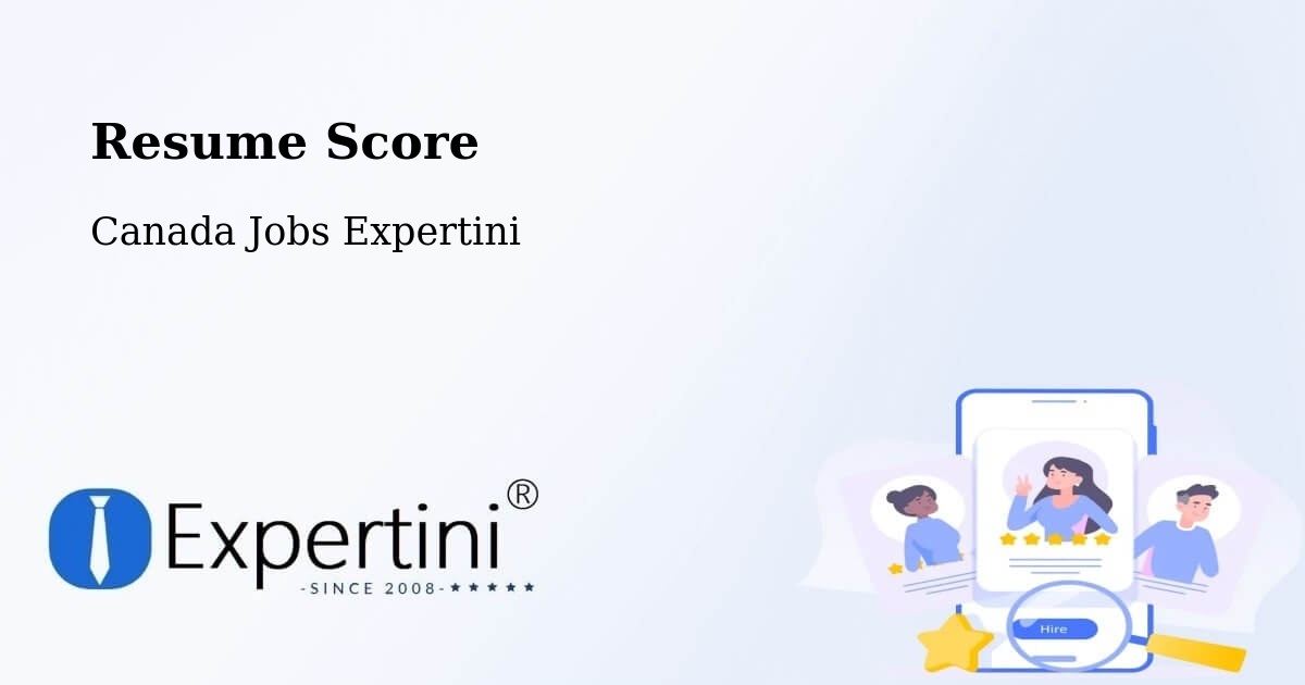 Resume Score - Canada Jobs Expertini